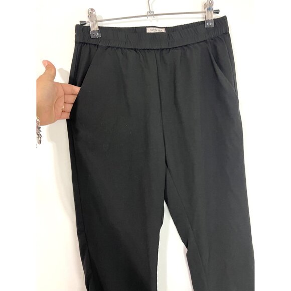 Marine Layer Re-Spun Black Side Pocket Elastic Waist Tapered Pants Size XS - Picture 4 of 9